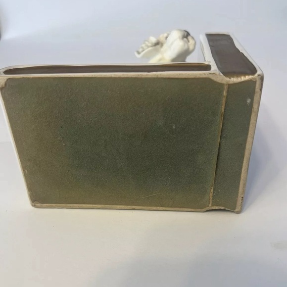 Vintage Lefton White Poodle Dog Bookends Ceramic Porcelain Mid-Century MCM Japan - Picture 14 of 16